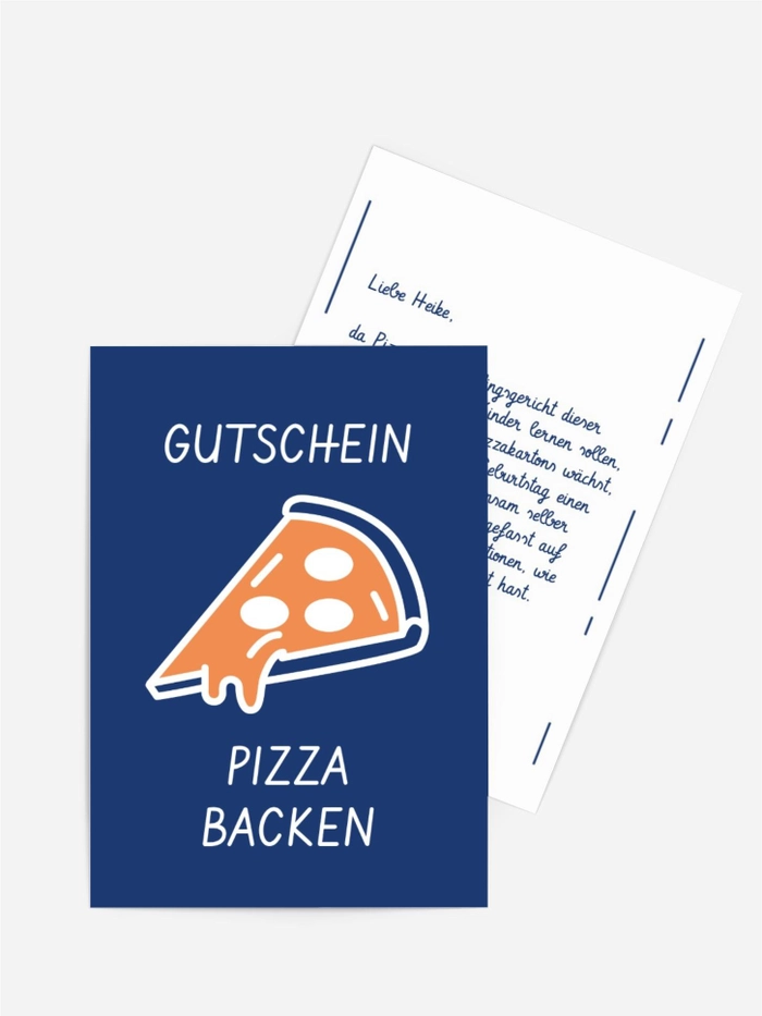 Pizza backen