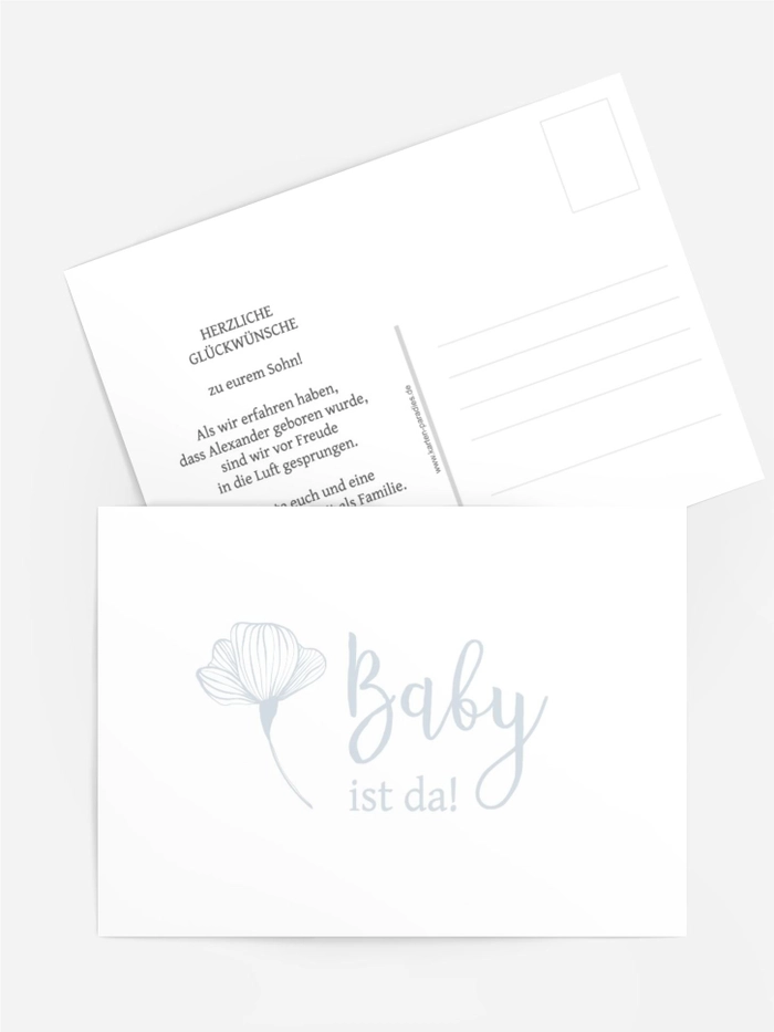Silhouetten Blume