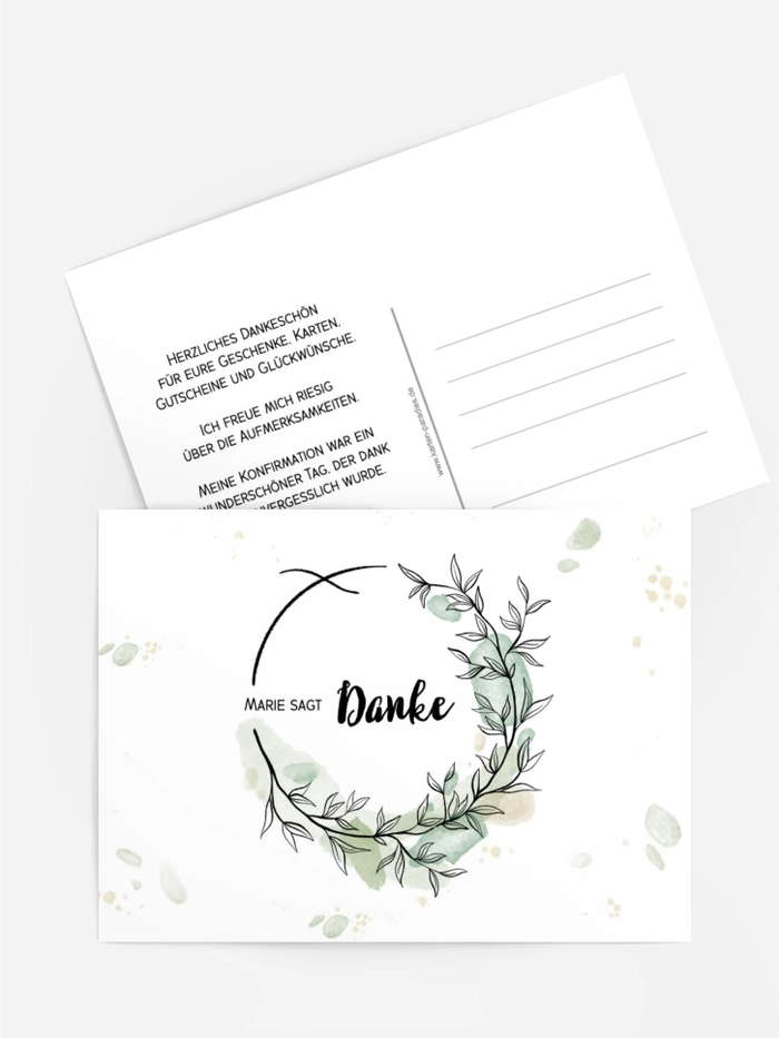 Aquarellflecken und Zweige