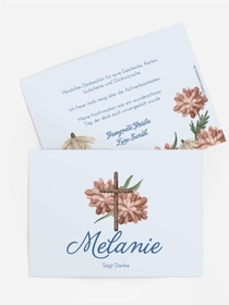 Blumenpostkarte