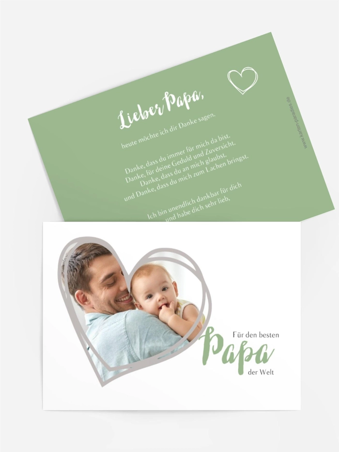 Großes Papa-Herz