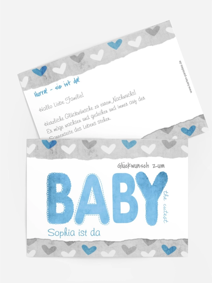Glückwunschkarte Cute Baby Glückwunschkarte Cute Baby