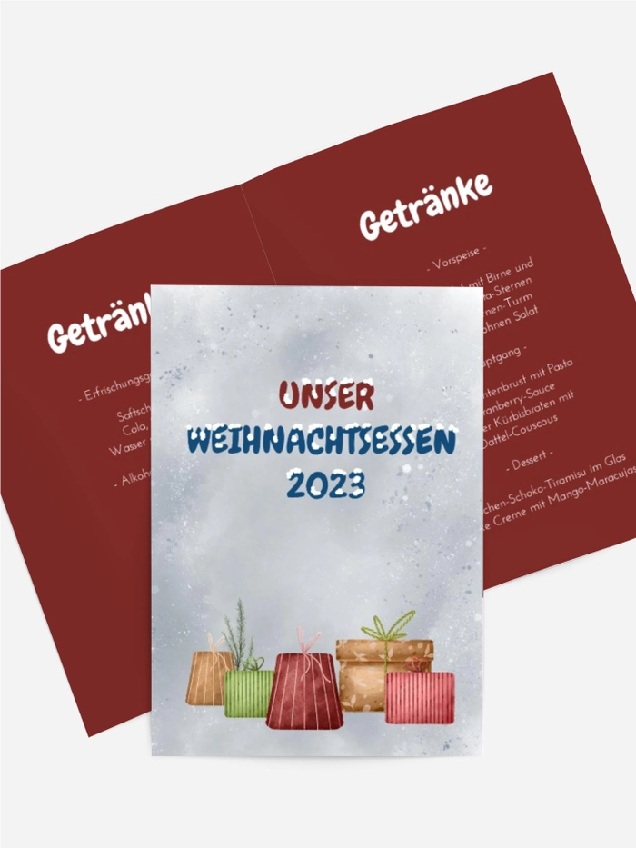 Treppe für Weihnachten