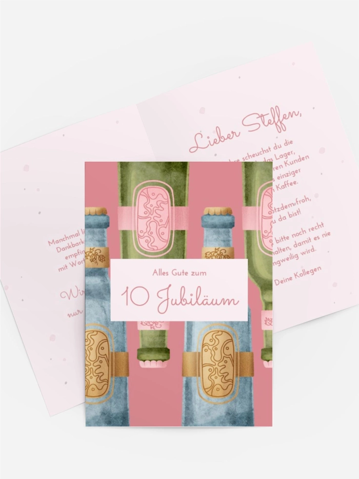 Bier-Postkarte