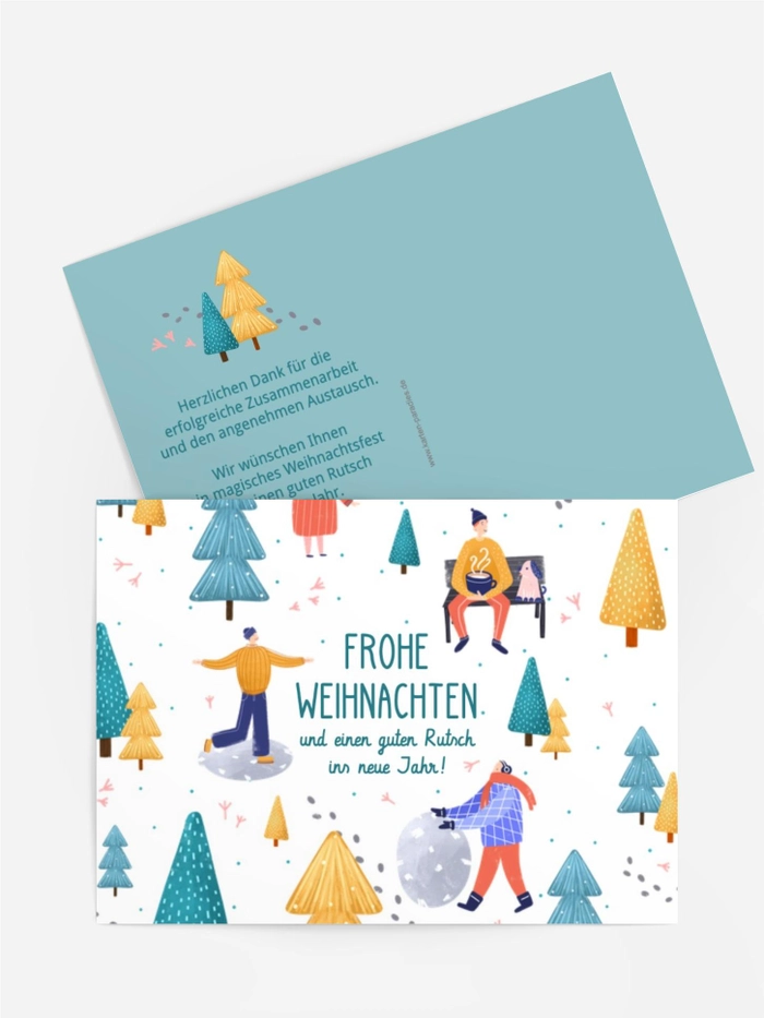 Fröhliche Winterzeit