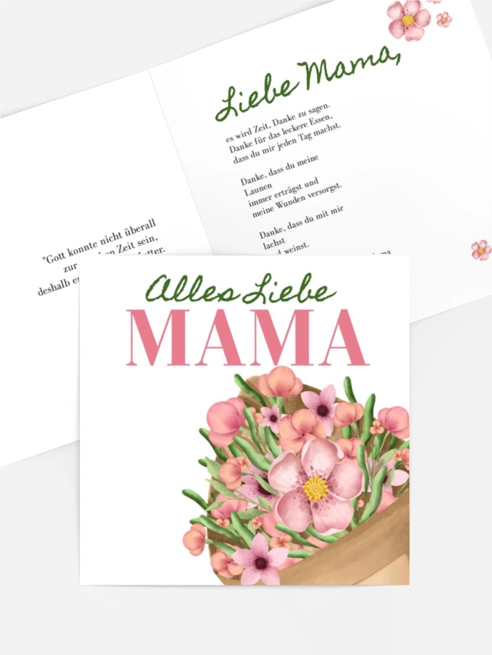Blumenstrauß der Mutter