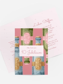 Bier-Postkarte