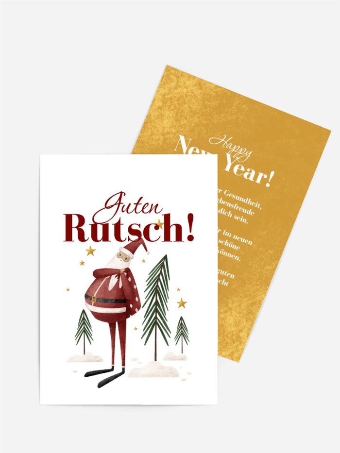 Weihnachtsmann im Wald