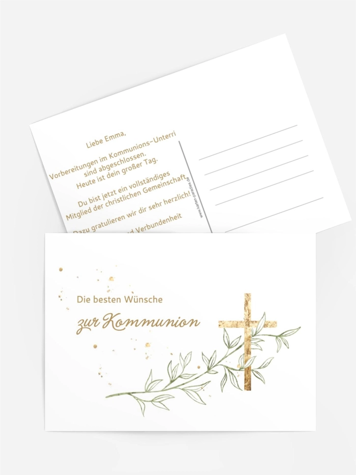Blühender Kommunionsritus