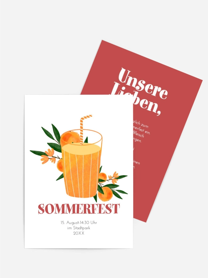 Orangenfrühstück