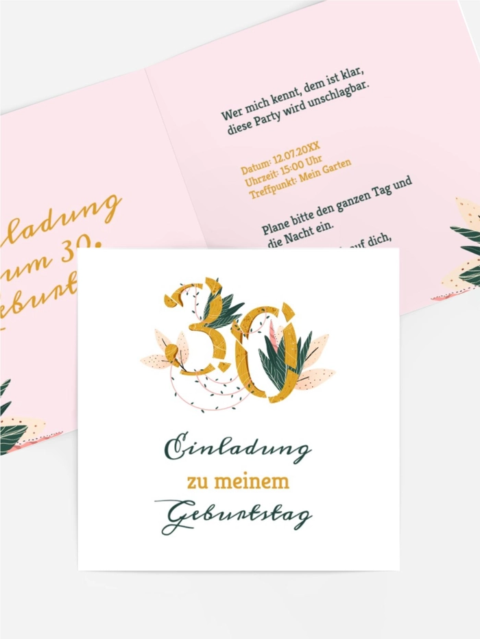 Blumen dreißig