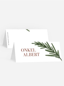 Tischkarte Weihnachten Rotes Geschenk
