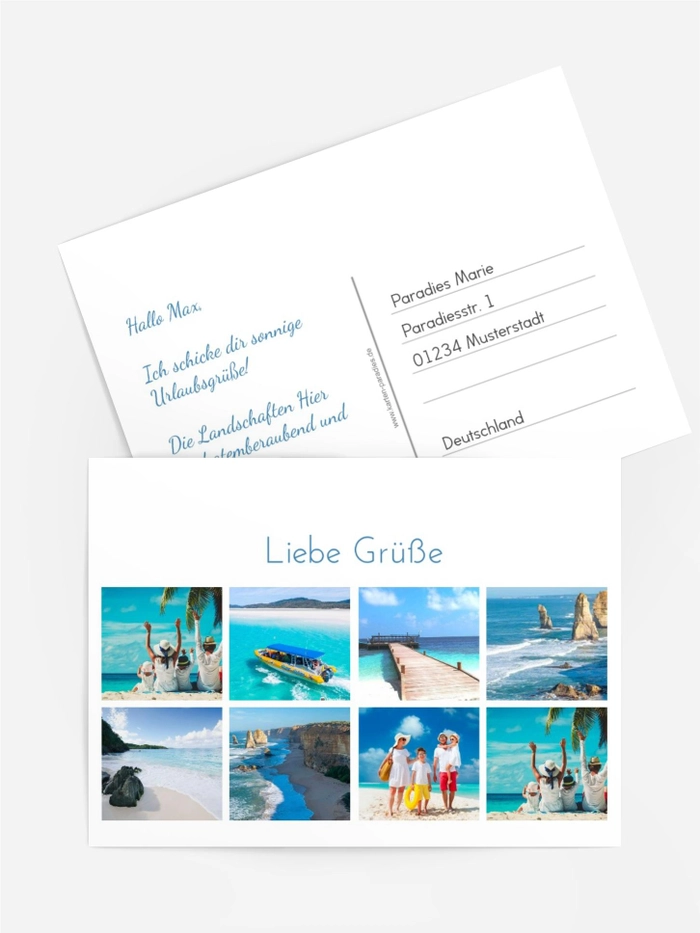 Foto-Postkarten Urlaubserinnerungen Foto-Postkarten Urlaubserinnerungen