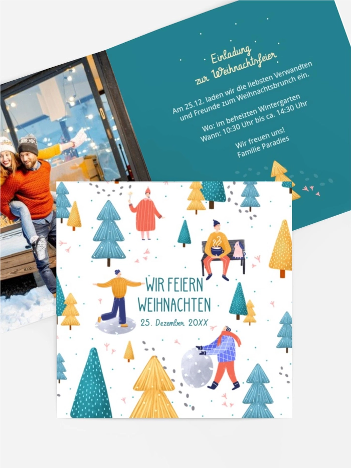 Fröhliche Winterzeit