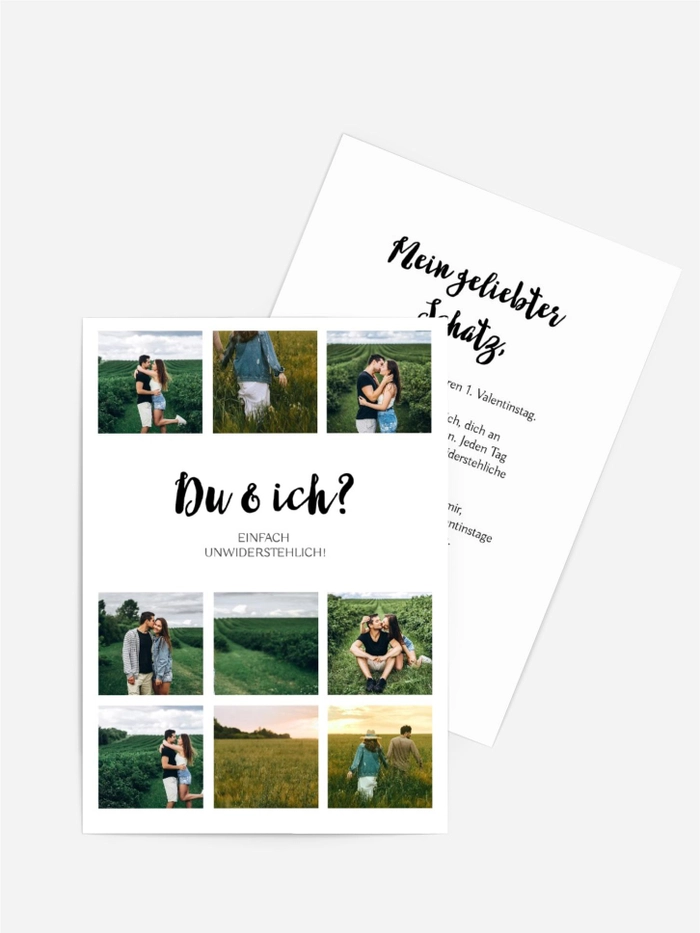 Valentinskarte Fotoset