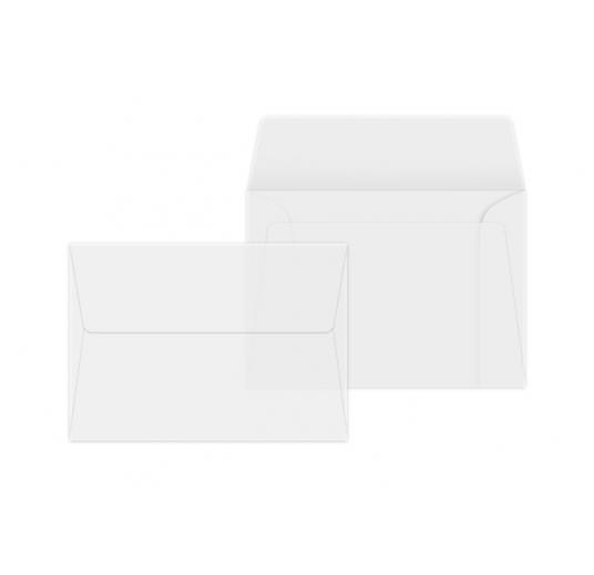 Umschlag C6 transparent transparent