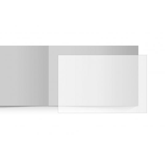 transparentes Einlegeblatt 170 x 114 mm transparent