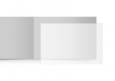 transparentes Einlegeblatt 170 x 114 mm