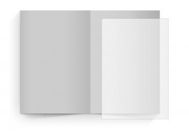 transparentes Einlegeblatt 114 x 170 mm