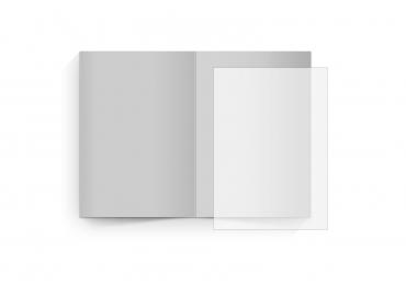transparentes Einlegeblatt 74 x 105 mm