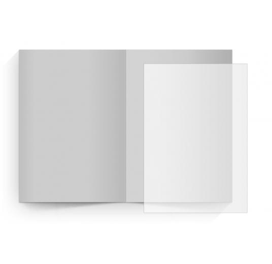 transparentes Einlegeblatt 147 x 210 mm transparent