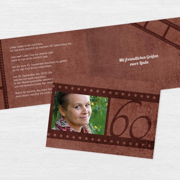 Einladungskarten zum 60 Geburtstag