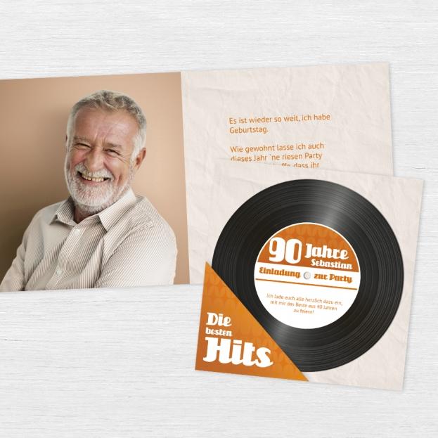 Einladungskarten zum 90 Geburtstag