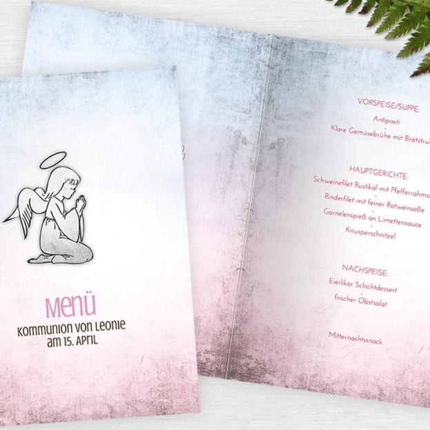 Menükarten Kommunion