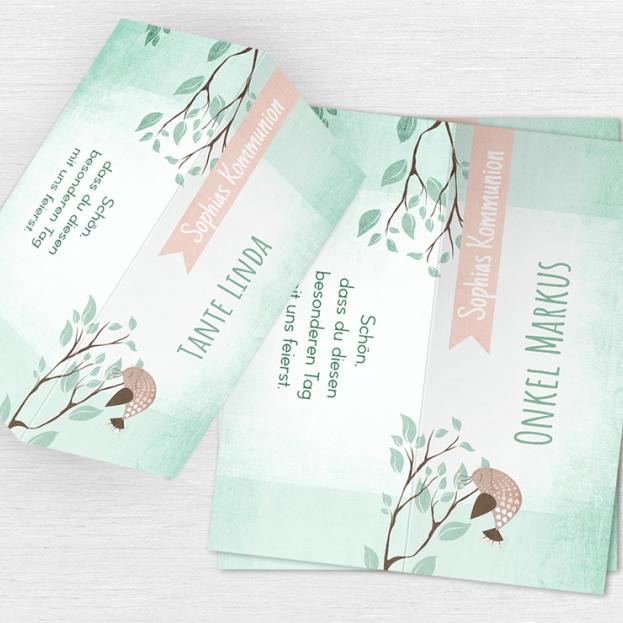 Tischkarten Kommunion