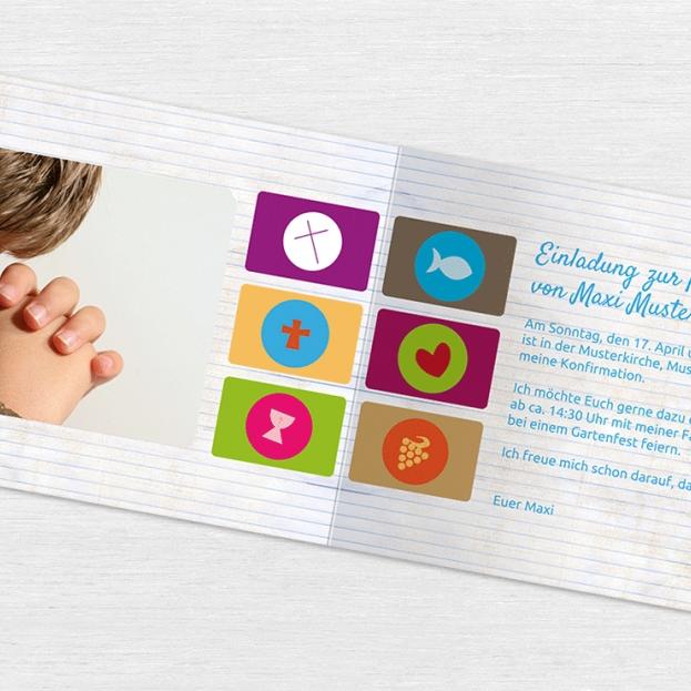Einladungskarten Konfirmation