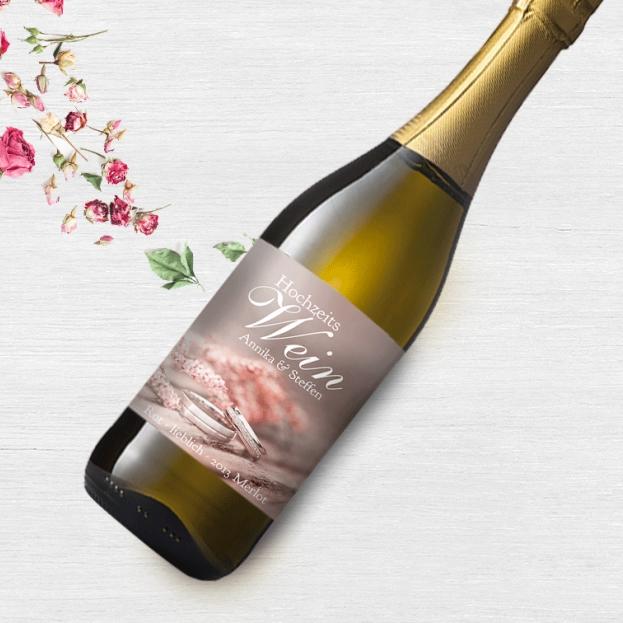 Flaschenetiketten Hochzeit