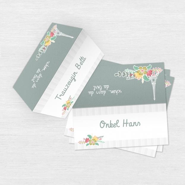 Tischkarten Hochzeit
