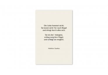 transparentes Einlegeblatt 114 x 170 mm