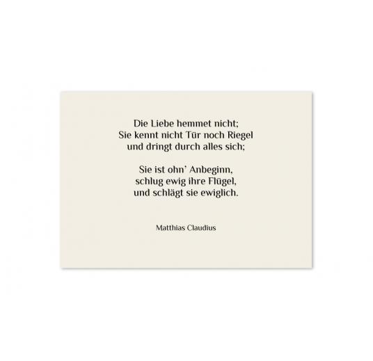 transparentes Einlegeblatt 148 x 105 mm transparent