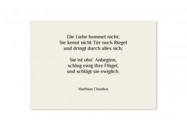 transparentes Einlegeblatt 148 x 105 mm