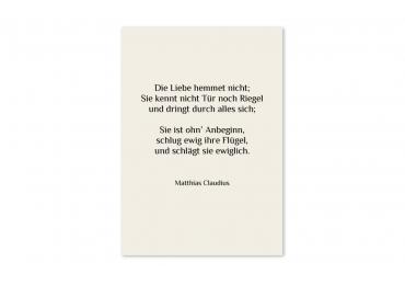 transparentes Einlegeblatt 105 x 148 mm